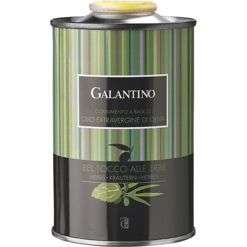 Galantino Olej olivový extra panenský Condimento bylinky 250ml plech