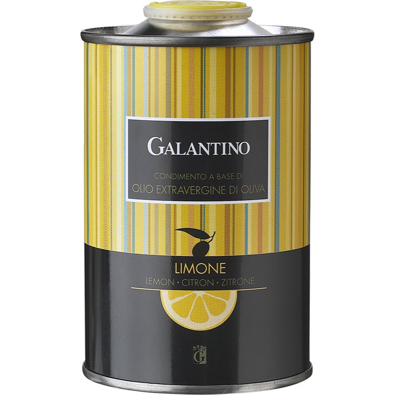 Galantino Olej olivový extra panenský Condimento citron 250ml plech