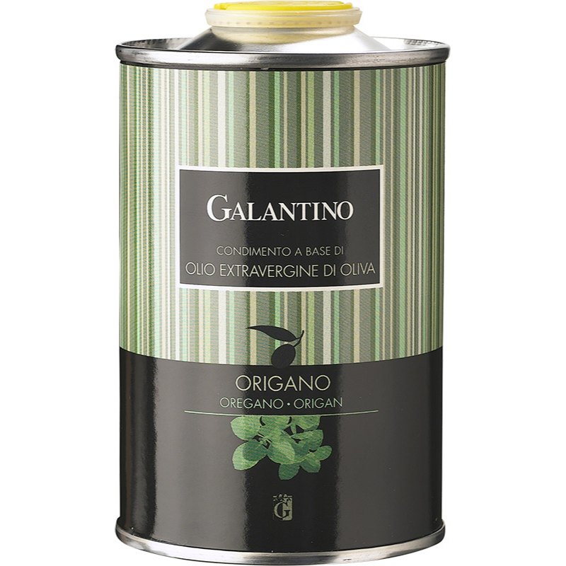 Galantino Olej olivový extra panenský Condimento oregano 250ml plech