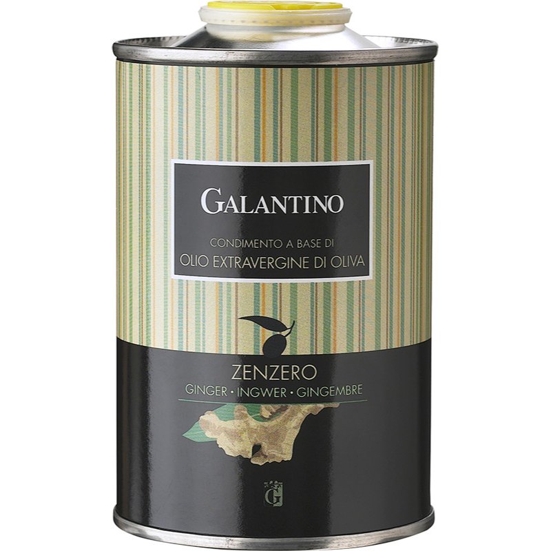 Galantino Olej olivový extra panenský Condimento zázvor 250ml plech