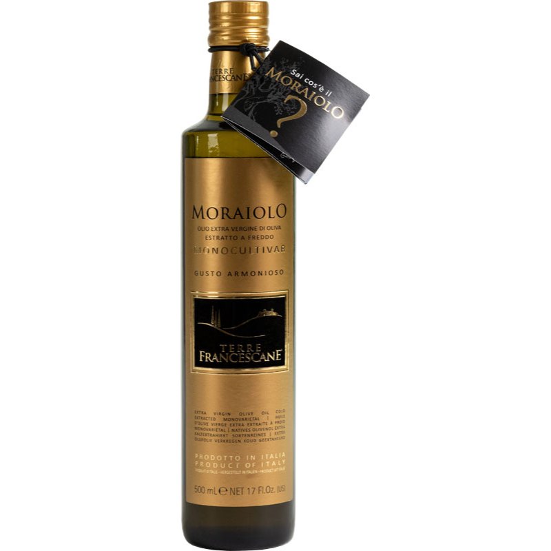 Terre Francescane Olej olivový extra panenský odrůda Moraiolo 500ml
