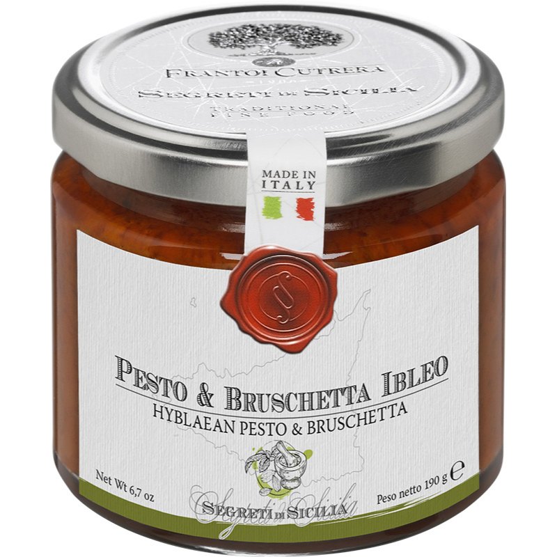 Frantoi Cutrera Pesto iblejské s bruschettou 190g