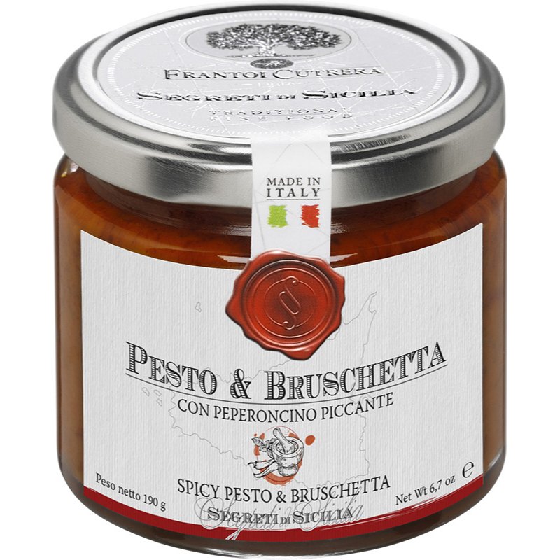 Frantoi Cutrera Pesto s chilli 190g