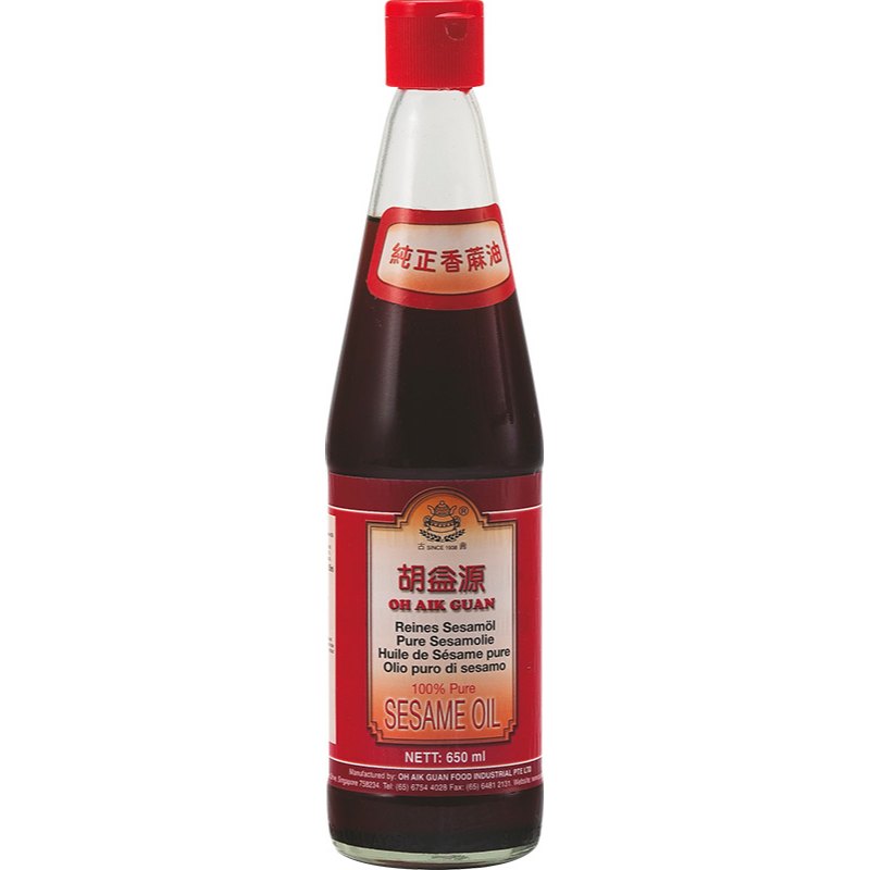 Oh Aik Guan Olej sezamový 100% 640ml