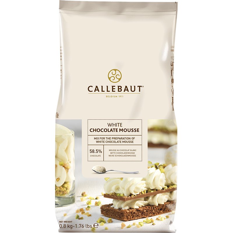 Callebaut Čokoládová pěna bílá 58,5% v prášku 800g