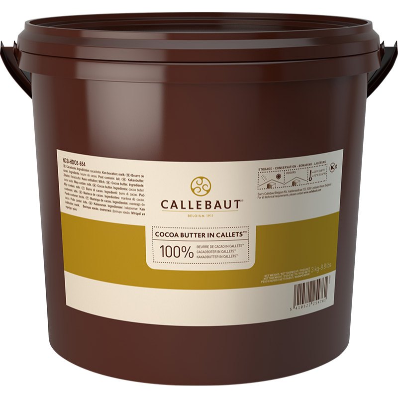 Callebaut Kakaové máslo 100% 3kg