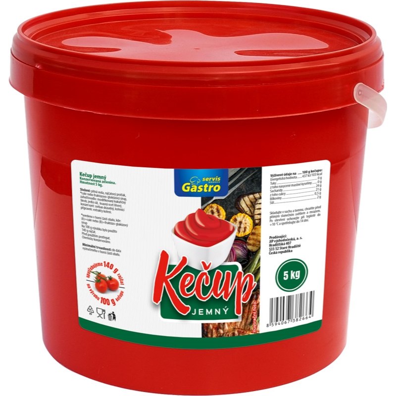 Gastro Servis Kečup jemný 5kg