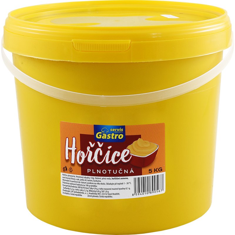 Gastro Servis Hořčice plnotučná 5kg