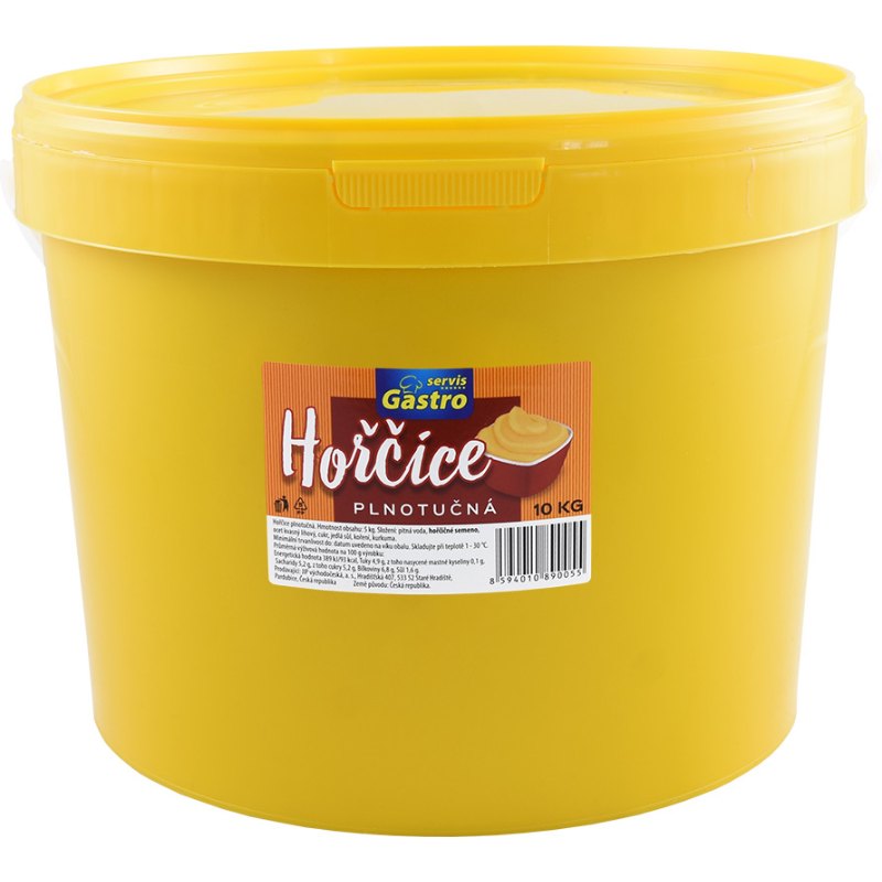 Gastro Servis Hořčice plnotučná 10kg