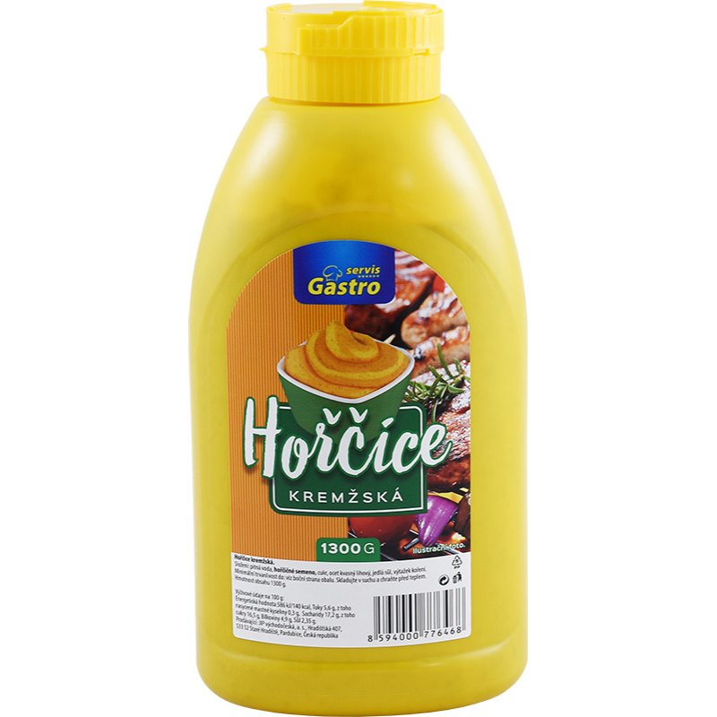 Gastro Servis Hořčice kremžská 1,3kg