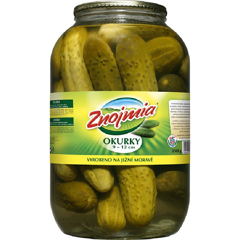 Znojmia Okurky 9-12cm 3,5kg