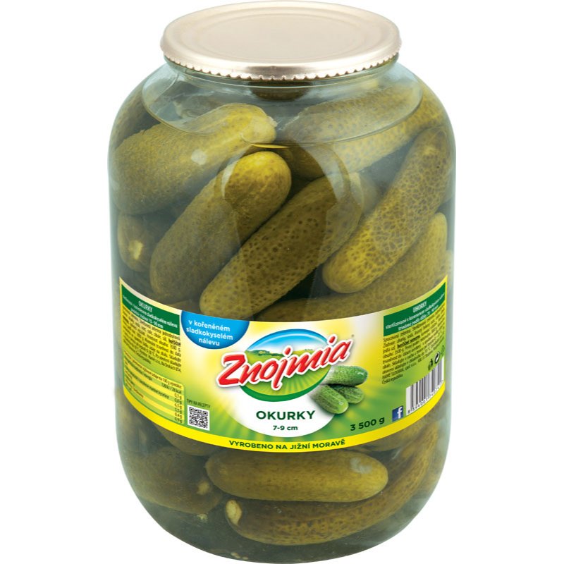 Znojmia Okurky 7-9cm 3,5kg