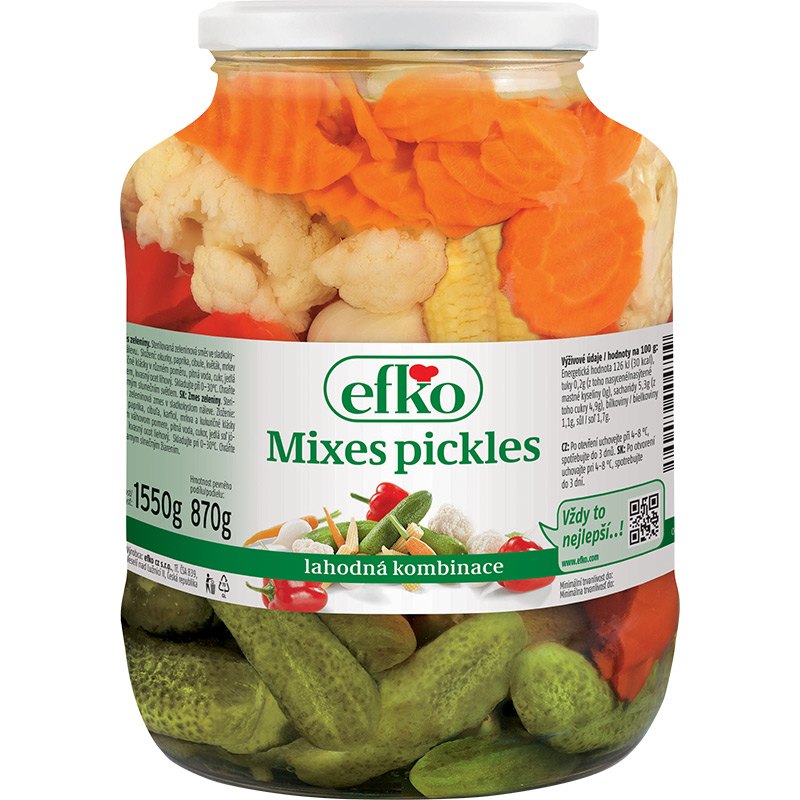 Efko Mixed Pickles 1,55kg