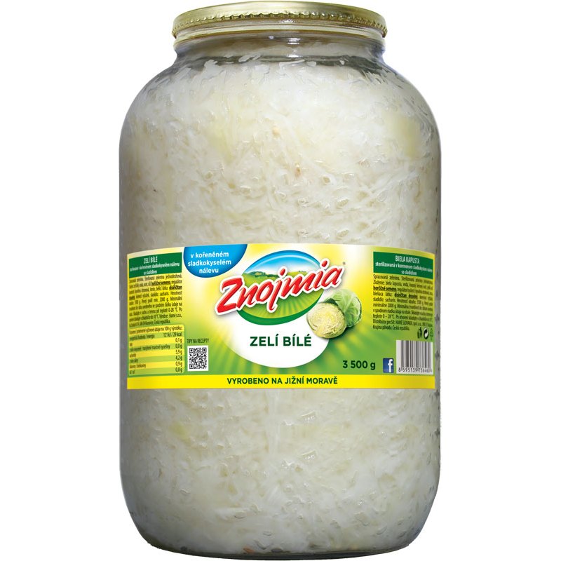 Znojmia Zelí bílé 3,5kg