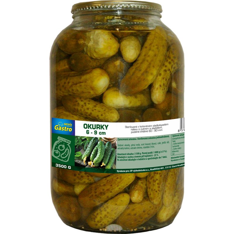 Gastro Servis Okurky 6-9cm 3,5kg