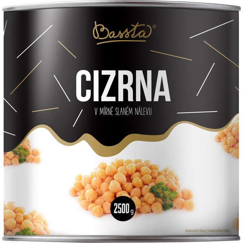 Bassta Cizrna v mírně slaném nálevu 2,5kg