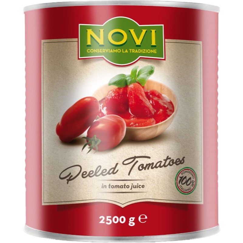 Novi Rajčata loupaná celá 2,5kg