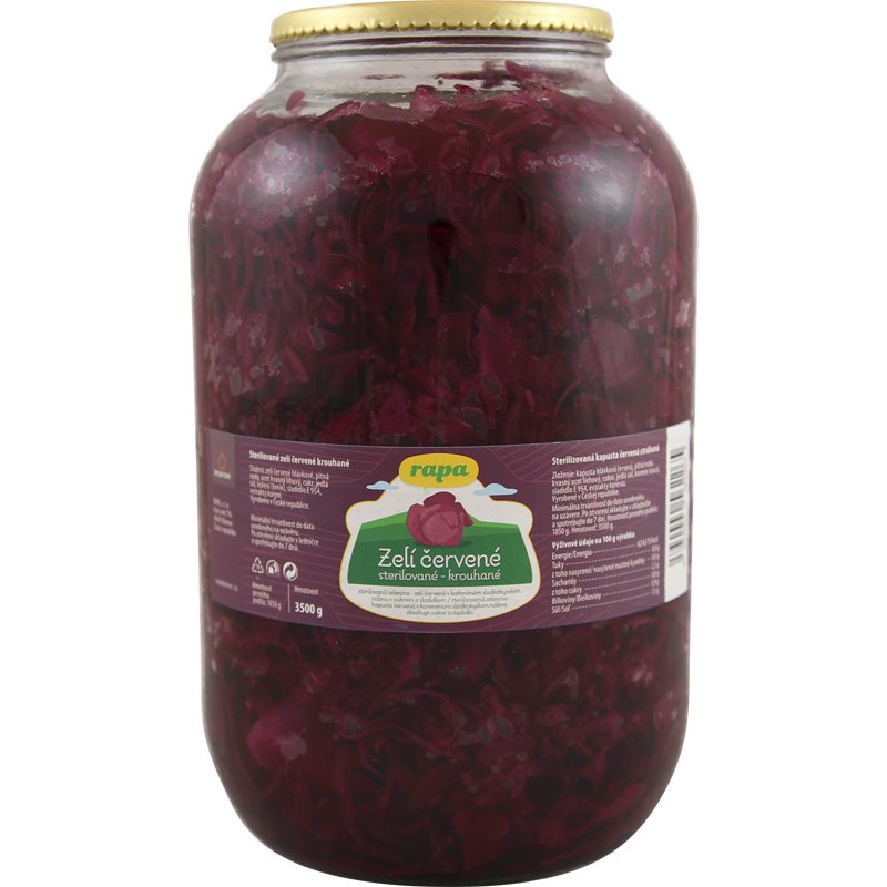 Rapa Zelí červené 3,5kg