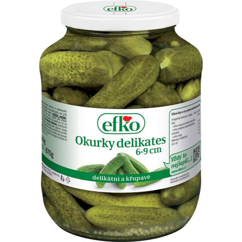 Efko Okurky delikates 6-9cm 1,55kg
