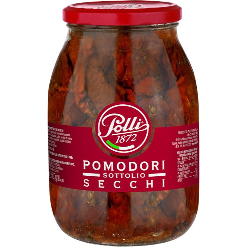 Polli Rajčata sušená v oleji půlky 950g