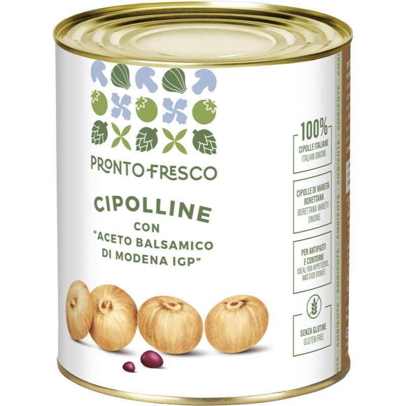 Greci Pronto Fresco Cippoline Cibulky v balsamikovém octu z Modeny 840g
