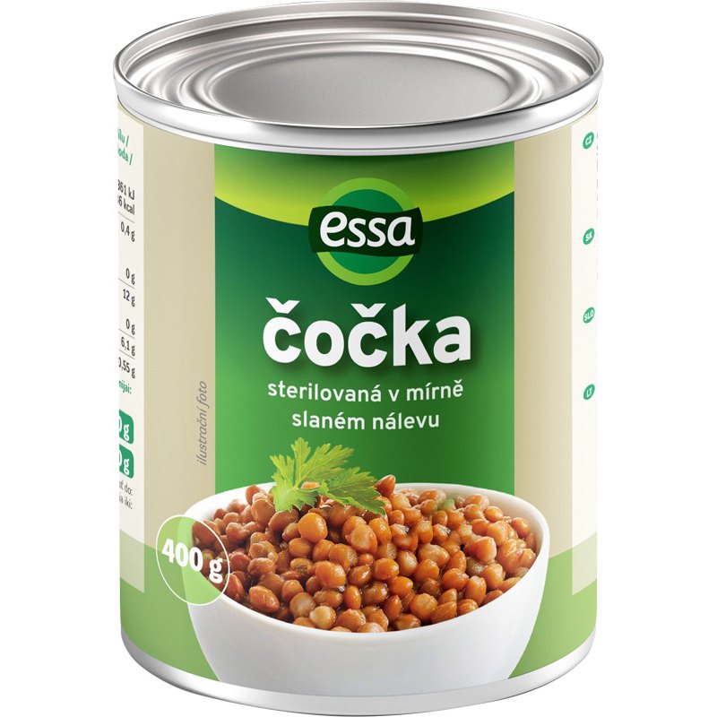 Essa Čočka v mírně slaném nálevu 400g