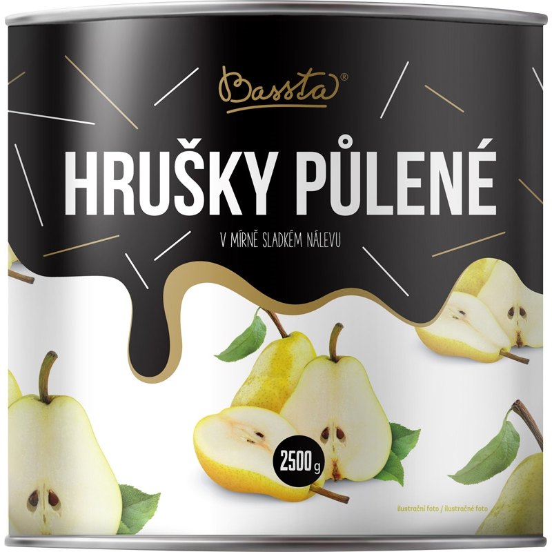 Bassta Hrušky půlené 2,5kg