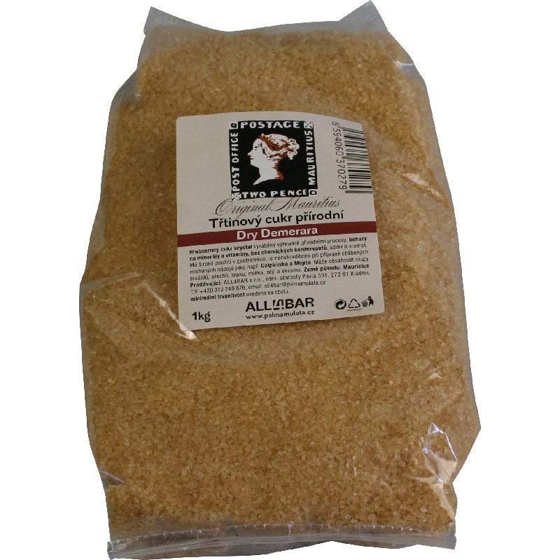 All4bar Cukr třtinový Dry Demerara 1kg