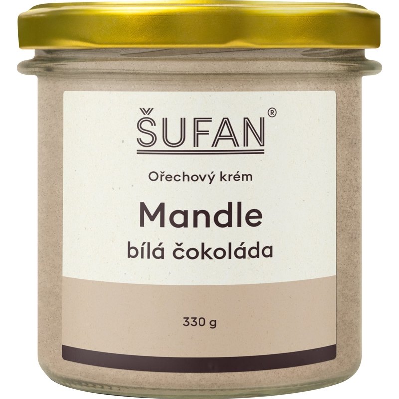 Šufan Krém mandlový s bílou čokoládou 330g