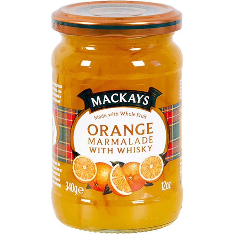 Mackays Marmeláda pomeranč+whiskey 340g