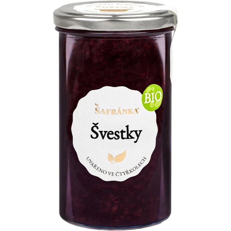 Šafránka Džem švestka extra BIO 300g
