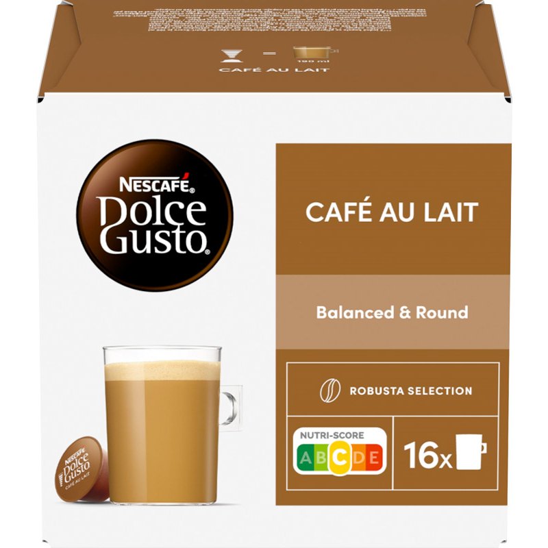 Nescafé Dolce Gusto Café au Lait kapsle 16ks 160g
