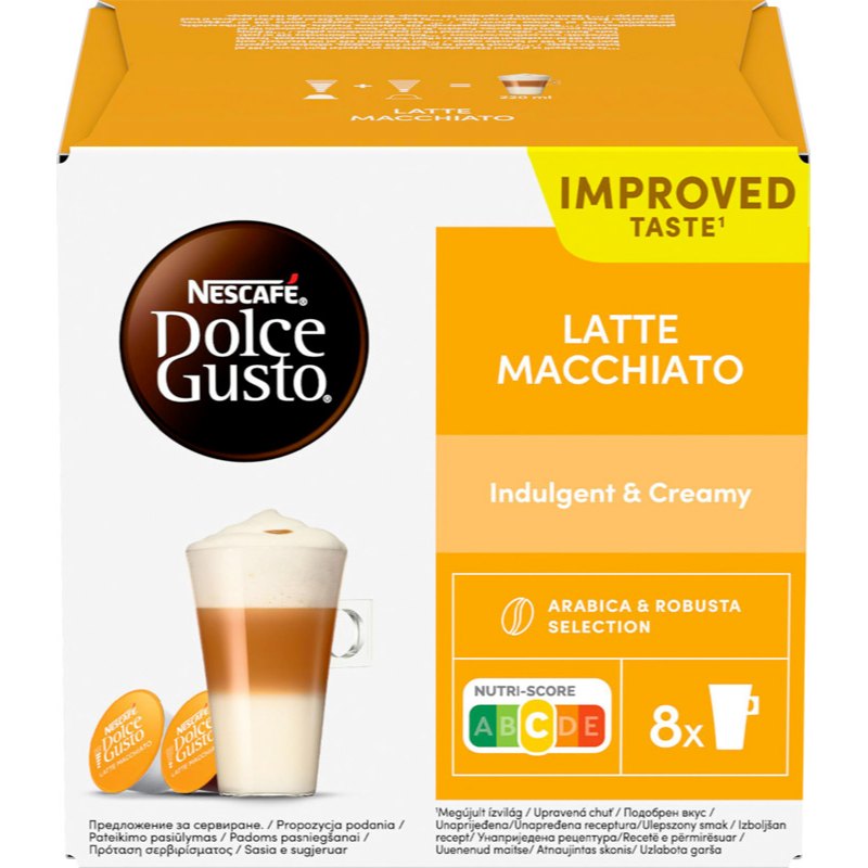 Nescafé Dolce Gusto Latte Macchiato Caramel kapsle 16ks 183,2g