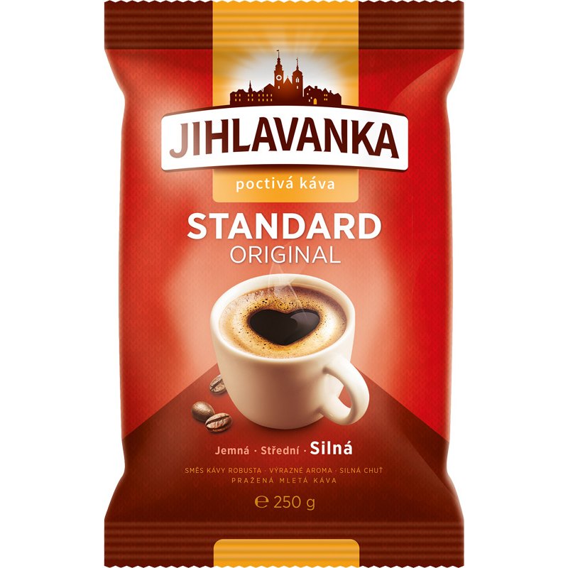 Jihlavanka Standard original mletá káva 250g