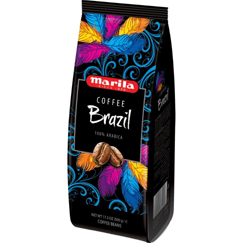 Marila Coffee Brazil zrnková káva 500g