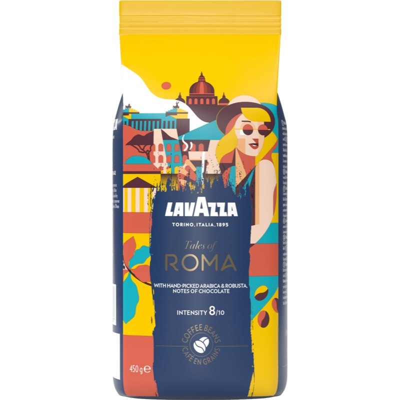 Lavazza Tales of Roma zrnková káva 450g