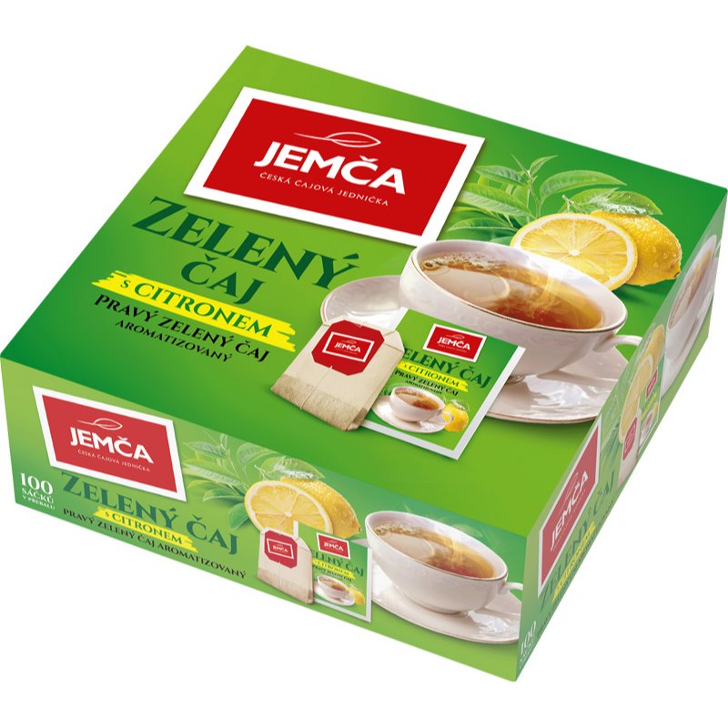 Jemča Čaj zelený s citronem 100x1,5g