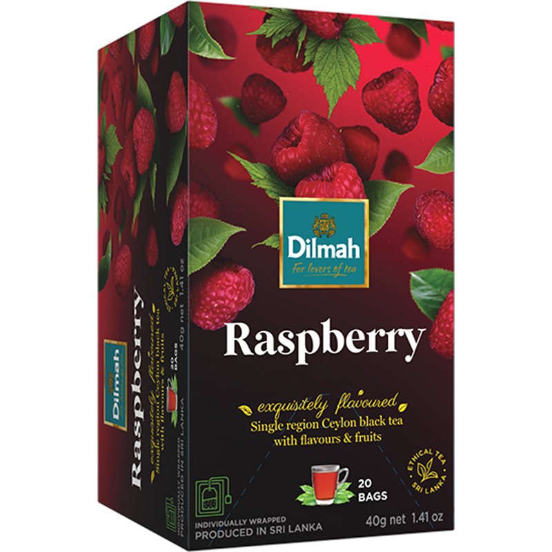 Dilmah Čaj černý malina 20x2g