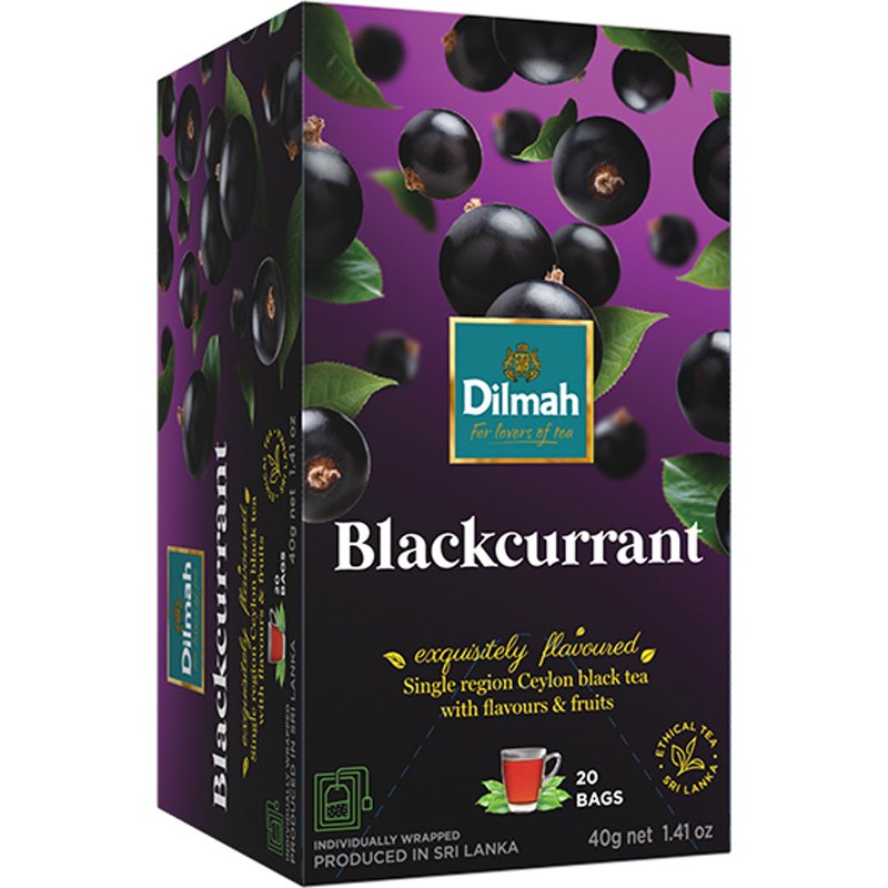 Dilmah Čaj černý rybíz 20x2g