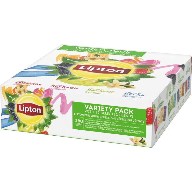 Lipton Čaj Variety Pack 180ks 285g