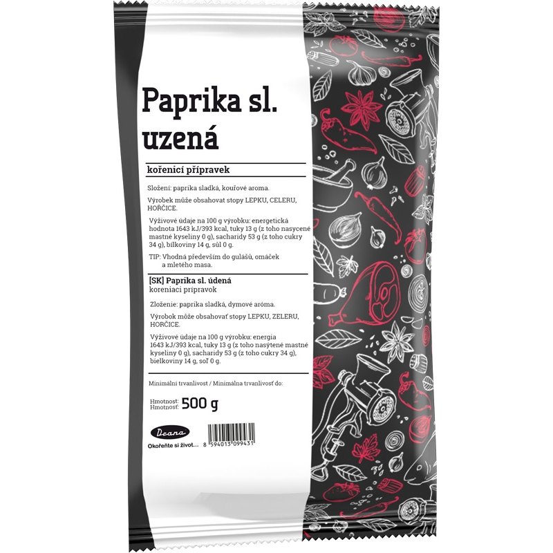 Drana Koření paprika sladká uzená 500g