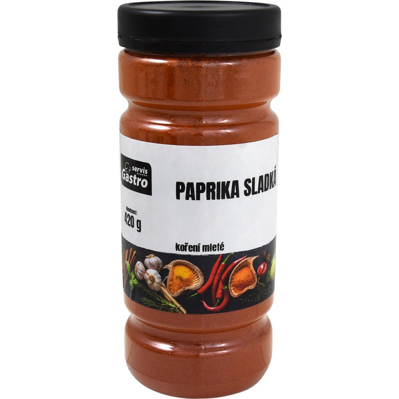 Gastro Servis Koření paprika sladká mletá 420g dóza
