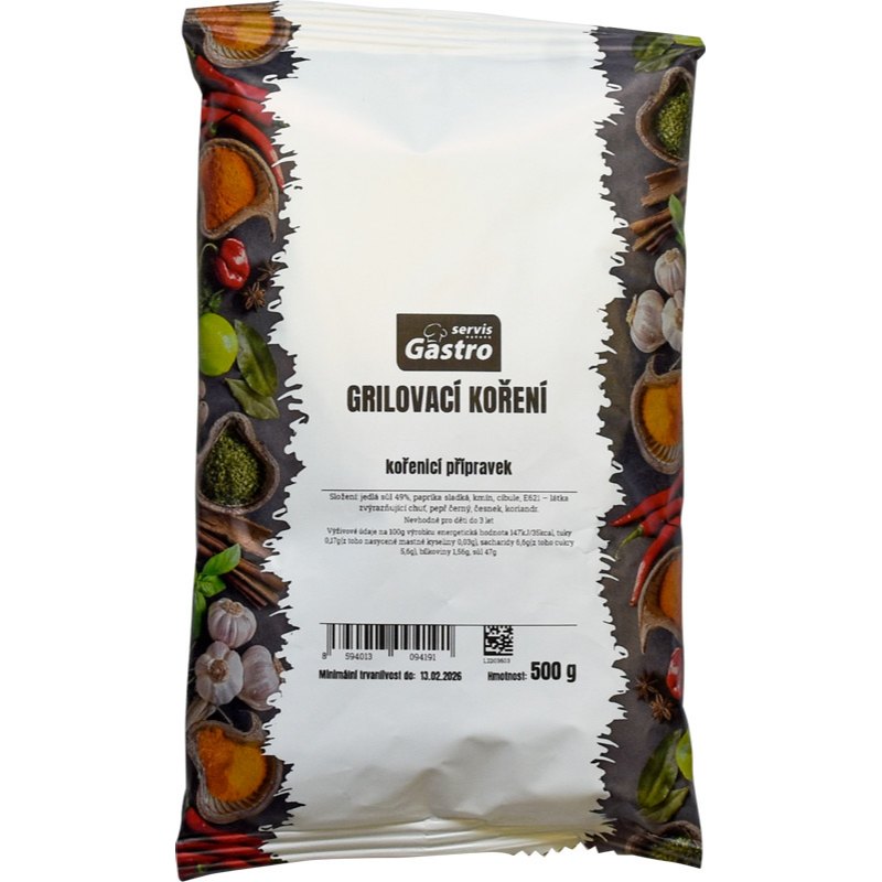 Gastro Servis Koření grilovací 500g
