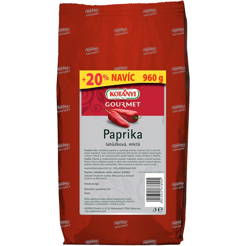 Kotányi Koření paprika lahůdková 800g