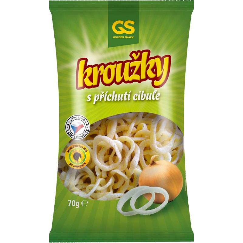 Golden Snack Kroužky cibulové 70g