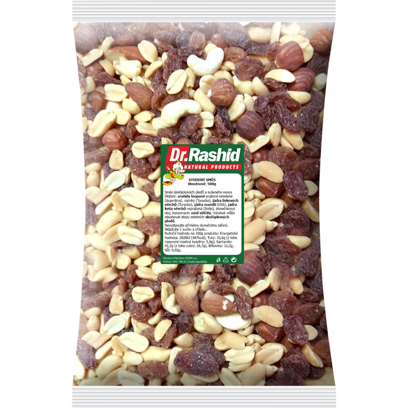 Dr.Rashid Studentská směs 500g