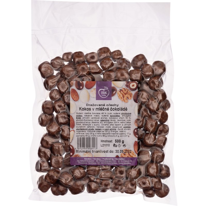 IBK Kokos v mléčné čokoládě 500g