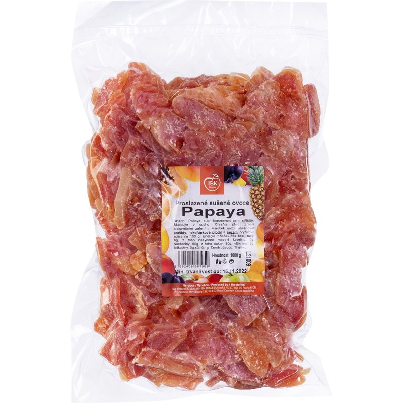 IBK Papaya plátky 1kg
