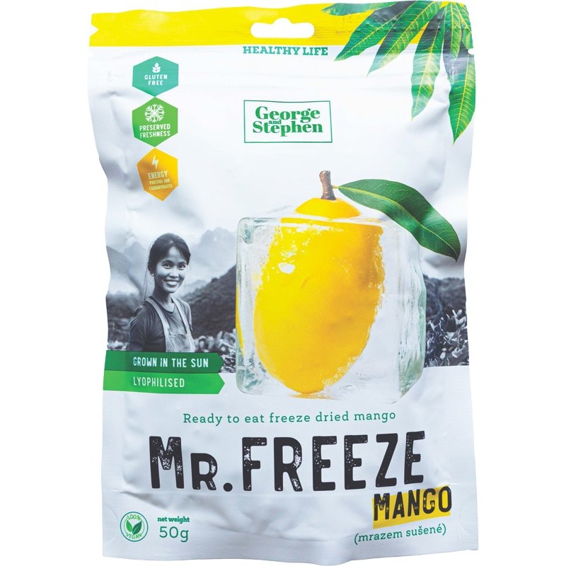 George and Stephen Mr.Freeze Mango sušené mrazem plátky 50g