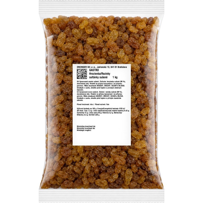 Encinger Rozinky sultánky 1kg